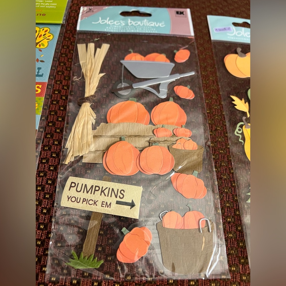 Fall Assorted Scrapbook Stickers - Picture 5 of 6